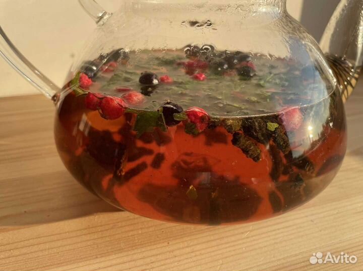 Иван-чай со смородиной 1 кг, экологически чистый