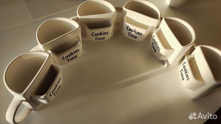 Кружка с местом под печенье