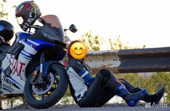 Мото комбинезон женский раздельный