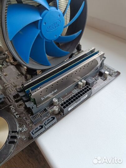 Intel core i7 4770k+H97-plus +16GB + куль Башня