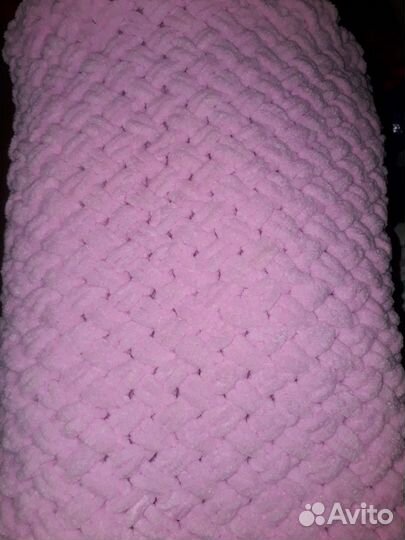 Плед детский вязаный ручная работа