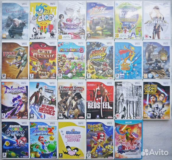 Лицензионные диски на Nintendo Wii