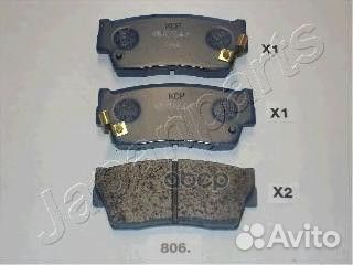 Колодки тормозные suzuki vitara 1.6 88-98/chevr