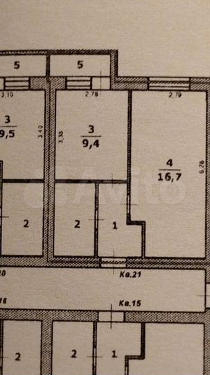 1-к. квартира, 34,1 м², 2/3 эт.