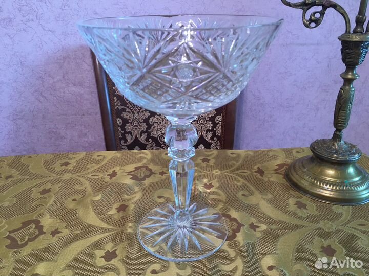 Ваза для фруктов.Конфетница. Хрусталь