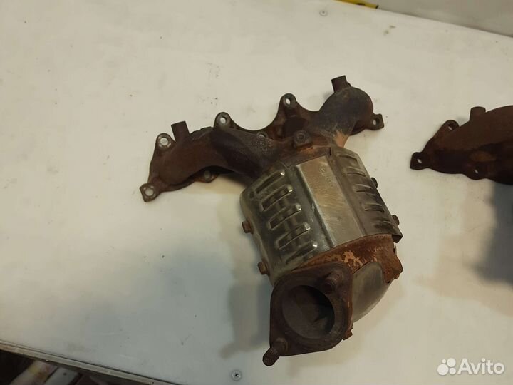 Выпускной коллектор катализатор Solaris Rio