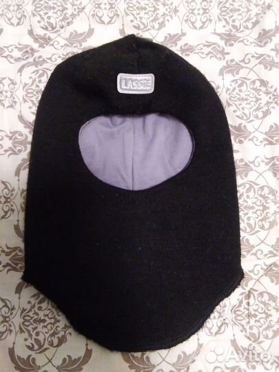 Шапка шлем на мальчика lassie 44-46 черная