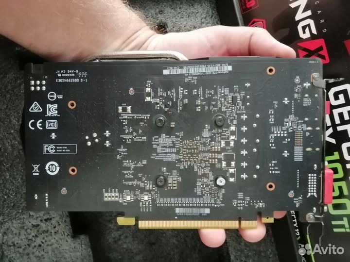 Видеокарта MSI GTX 1050ti