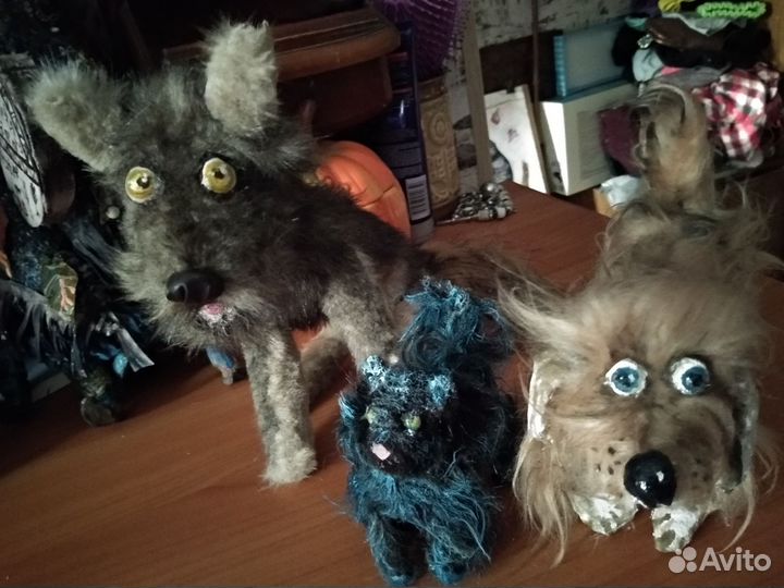 Собака мягкие игрушки авторские