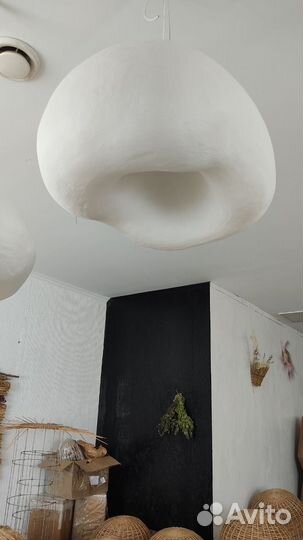 Абажуры плетеные светильники Ваби Саби