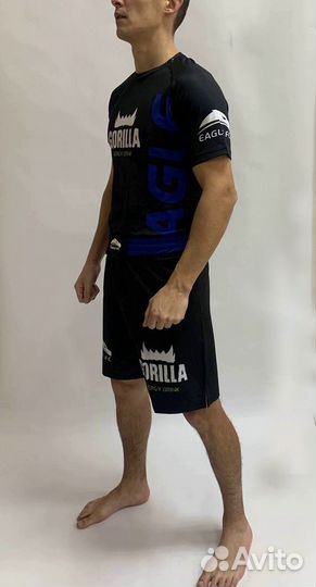 Комплект(футболка и шорты) Gorilla-eagle FC Bluе