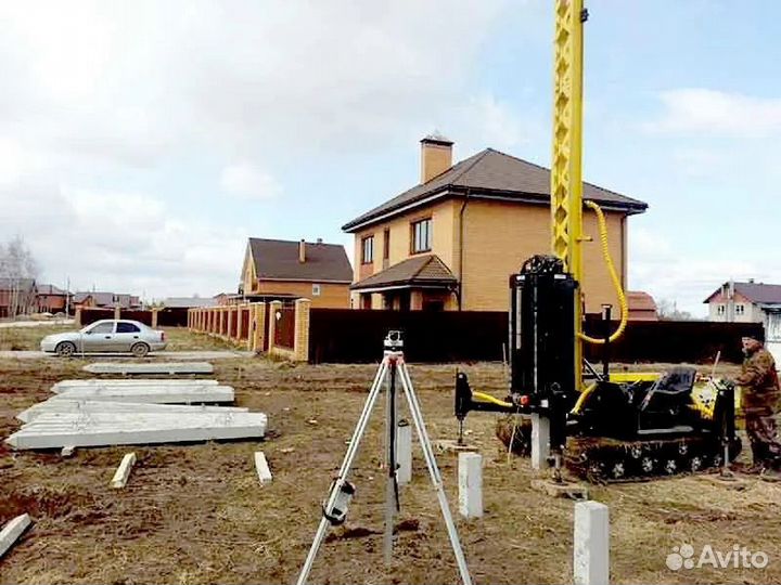 Фундамент на жб сваях