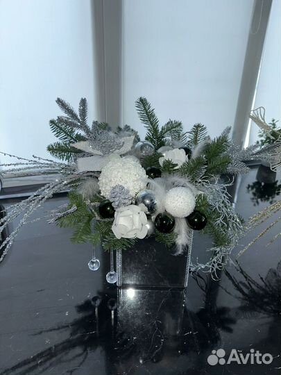 Новогодняя композиция из нобилиса