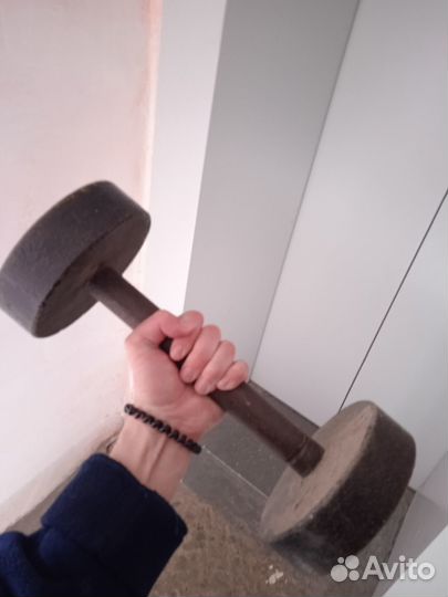 Гантелями 13кг