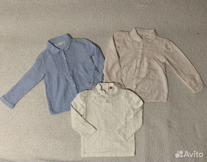 Рубашки Zara 92 и 98