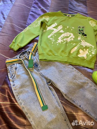 Комплект вещей 134 р с кроссовками