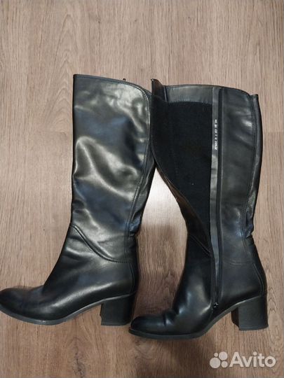Сапоги женские натуральная кожа 39