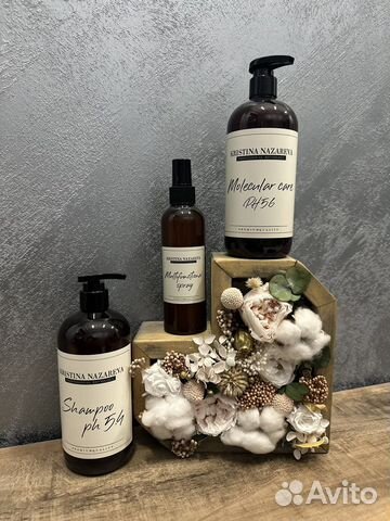 Шампунь,молекулярный и спрей-термозащита