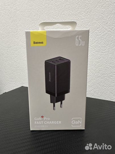 Зарядка Baseus Gan 5 65W, блок питания, бп
