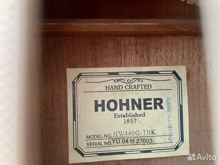 Электроакустическая Гитара Hohner