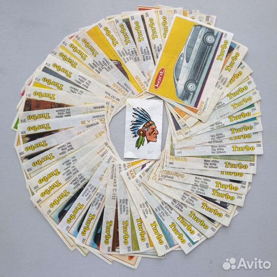 Вкладышы Турбо Turbo 5я серия (261-329)