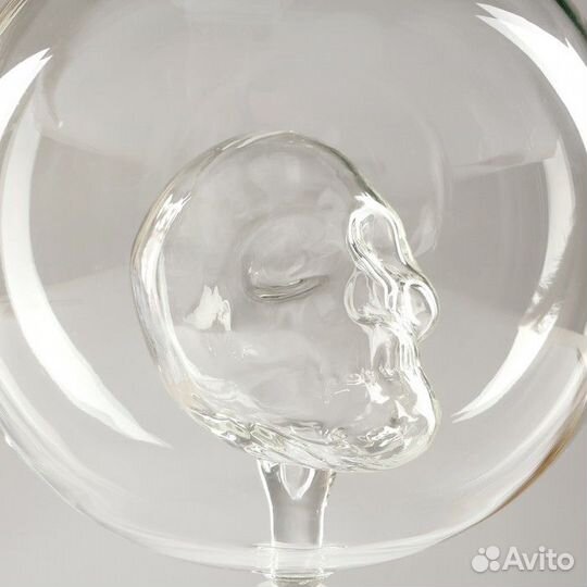 Штоф Череп, на подставке, 800 мл, 18 х 12,5 х 19 с