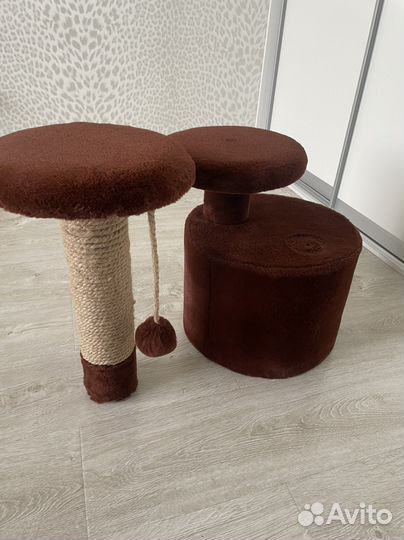 Домик для кошки с когтеточкой