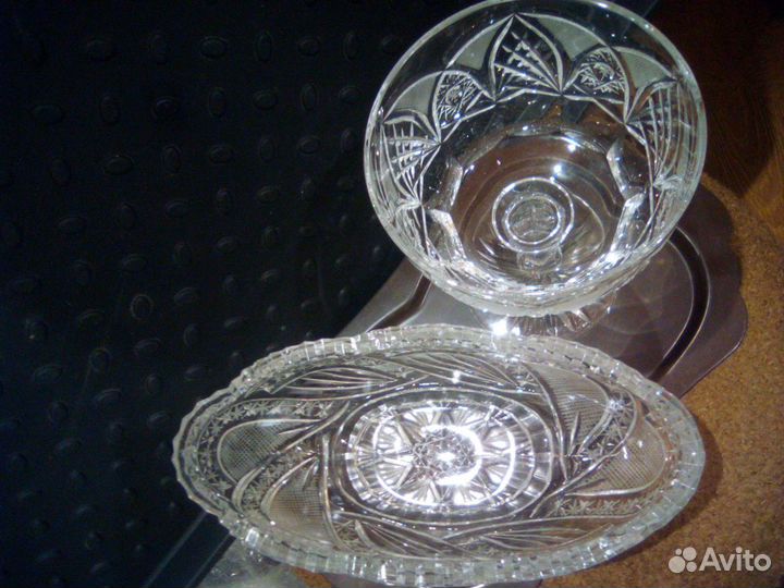 Хрусталь СССР, блюдо и др