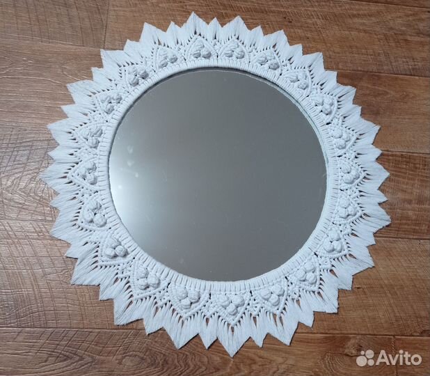 Зеркало макраме