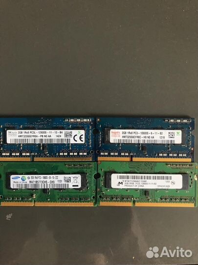 Sodimm ddr3 2гб
