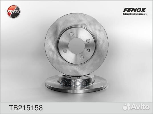 Диск тормозной перед прав/лев TB215158 fenox