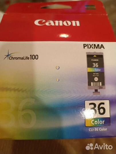 Картридж Pixma cli-36 color