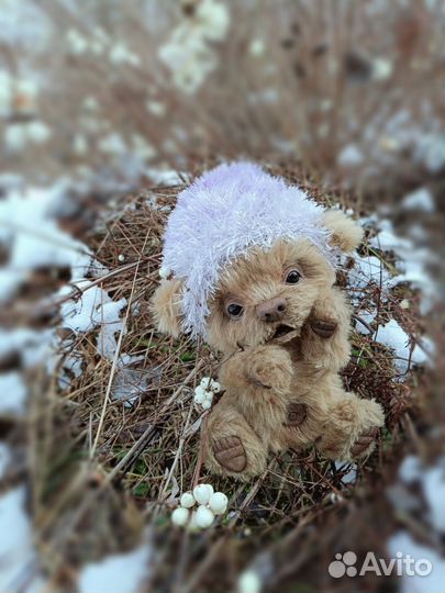 Мягкая игрушка мишка-тедди Ежевичка