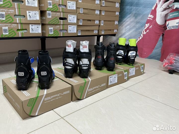 Лыжные ботинки коньковые spine kv+ tisa