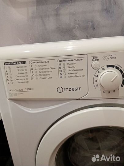 Стиральная машина Indezit на запчасти