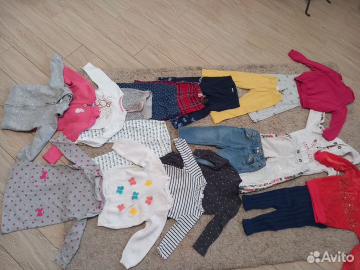Вещи пакетом для девочки 80 86 zara hm