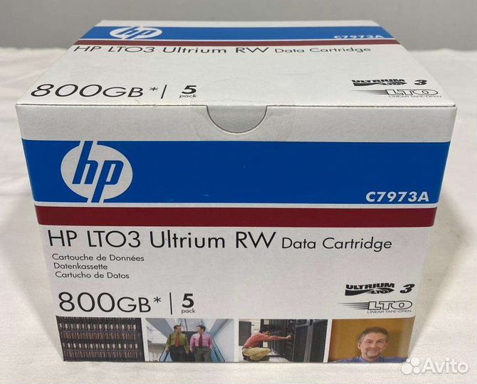 Картридж HP Ultrium LTO3 cartridge 800Gb