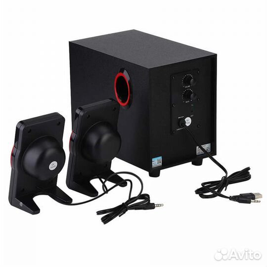 Компьютерные колонки USB с сабвуфером