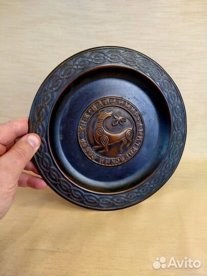 Настенная тарелка, панно Владимир