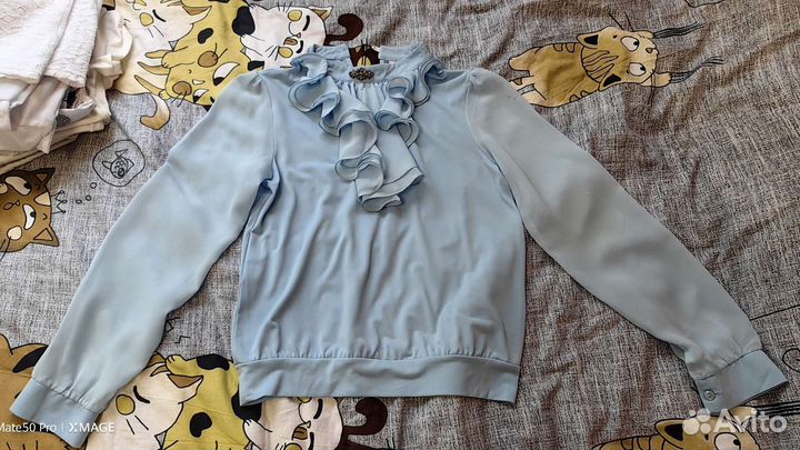 Блузки школьные на девочку, подробнее в описании