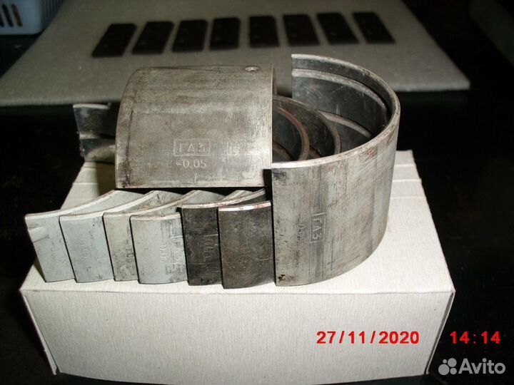 Вкладыши коренные газ-51,52,М20