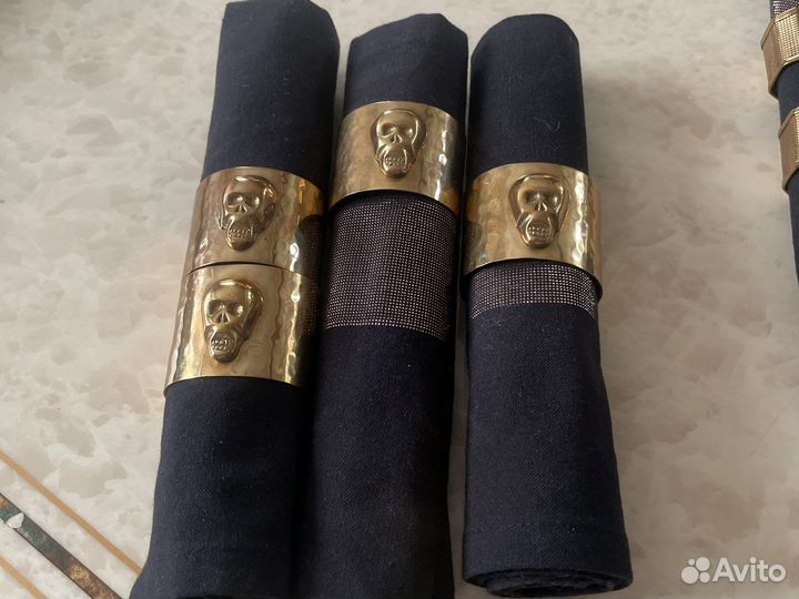 Кольца для салфеток черепа Zara