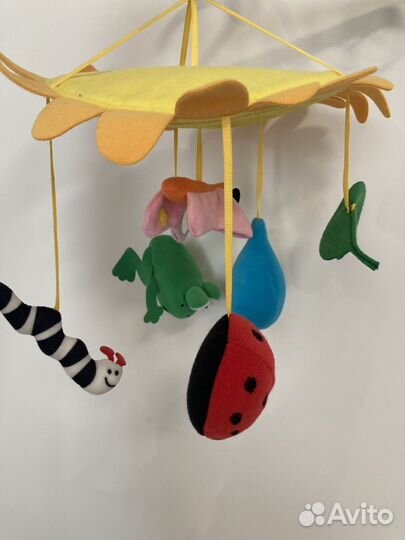 Мобиль на кроватку из фетра Klappa IKEA