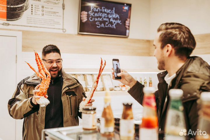 Готовый бизнес магазин рыбы и морских деликатесов