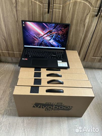 Новые 2024 Asus Vivobook X17 Ryzen 7 7730u 16 512