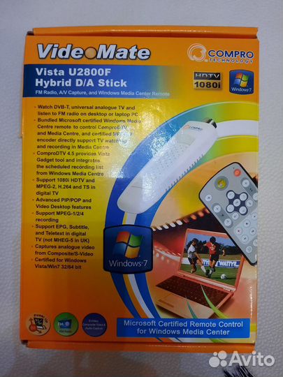 Тв тюнер VideoMate Vista U2800F