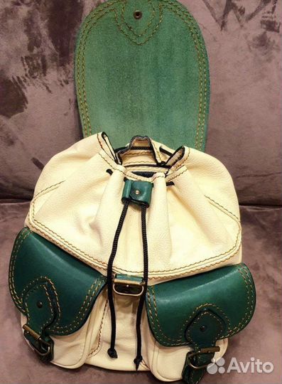 Рюкзак женский, ручная работа, натуральная кожа