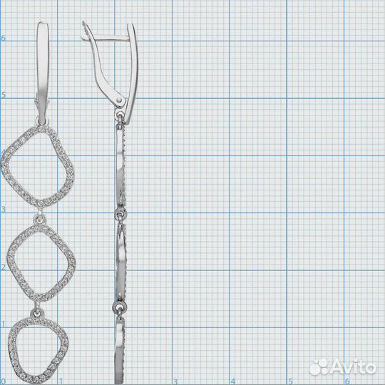 Серебряные серьги 