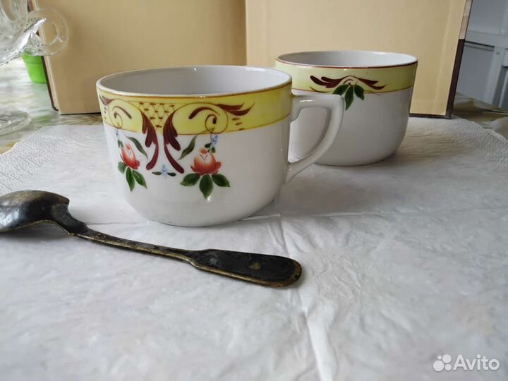 Фарфоровые чашки СССР