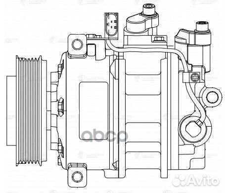 Компрессор кондиц. для а/м VW Touareg (02) /Aud
